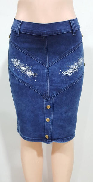 falda jean para mujer - Proditextil Moda SAS